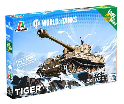 Maquette - World Of Tanks - 1:72 Easy To Build Pzkfw. VI Tiger I